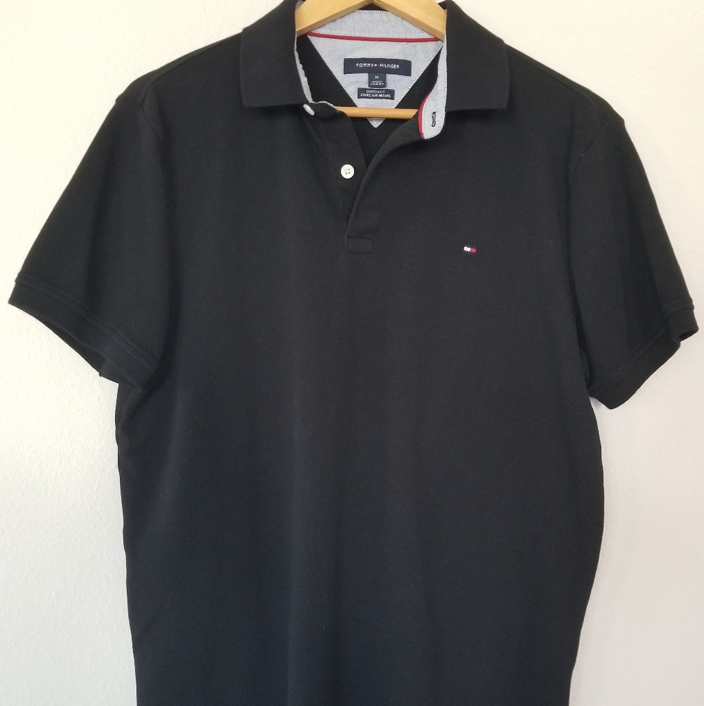 Like new! Tommy Hilfiger Black Classic Polo